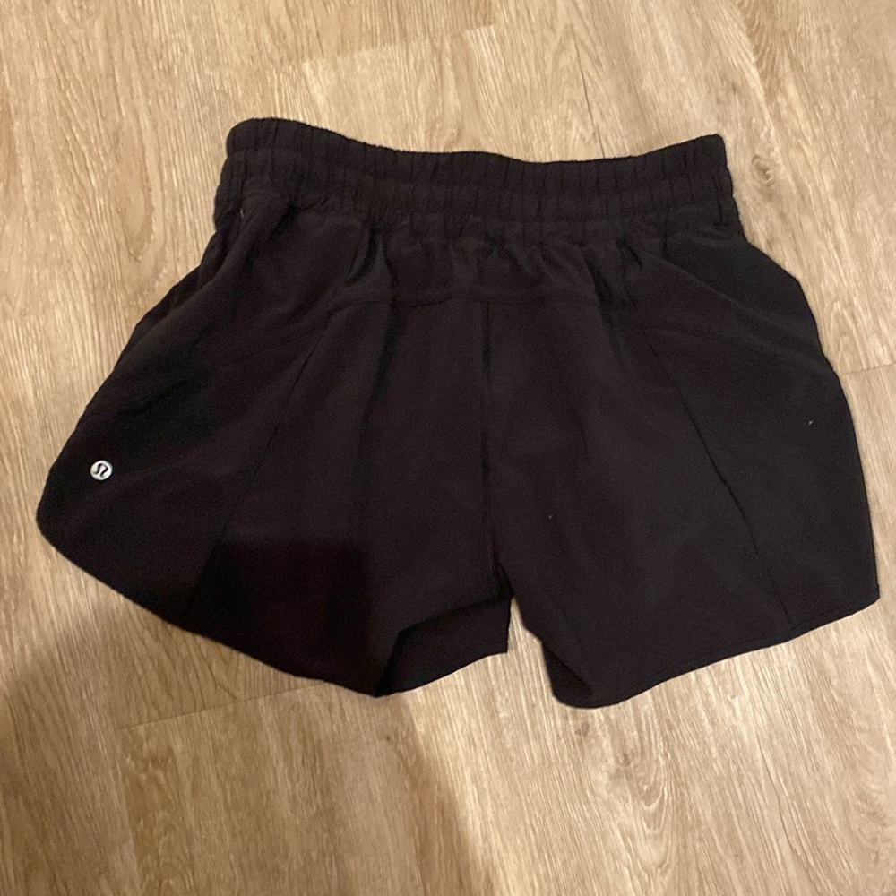 Lululemon-Running Shorts-Size 10-Black - Picture 2 of 3